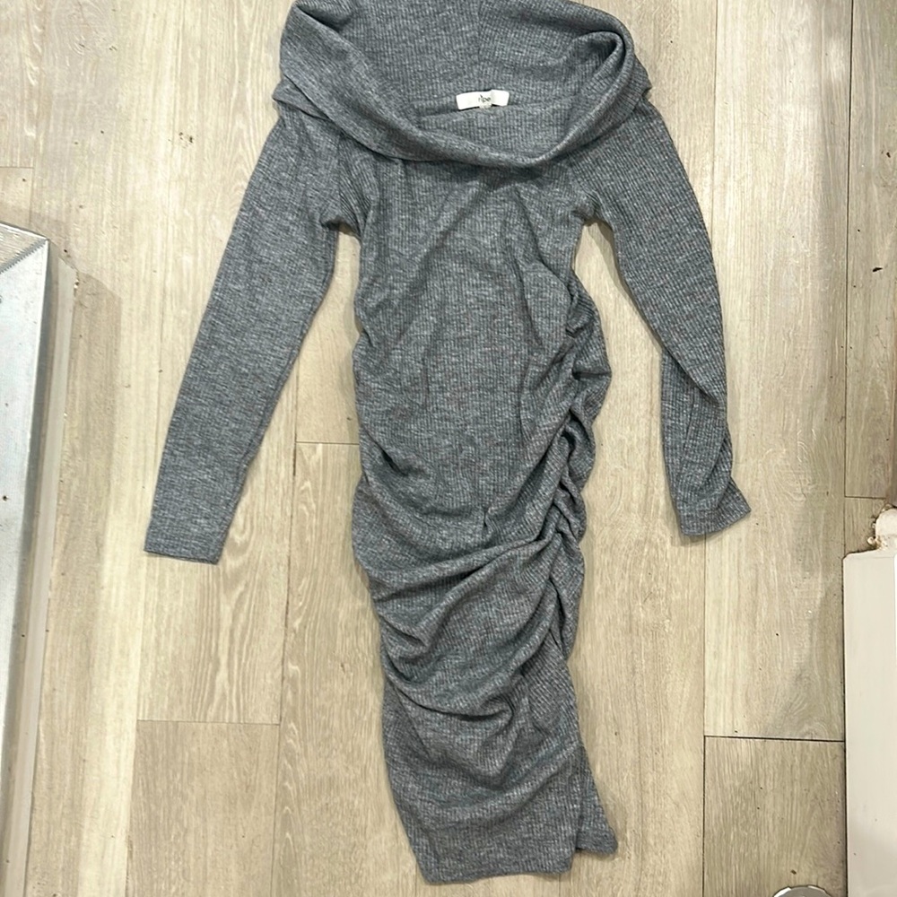Ripe Maternity Dress grey